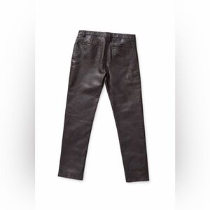 Wilfred Brown Faux Leather Melia Pants